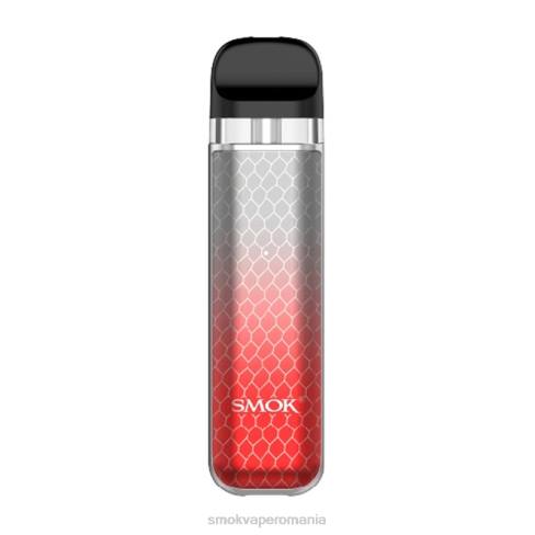 SMOK vape kit Romania - cobra roșie argintie SMOK NOVO 2x kit LN6V59