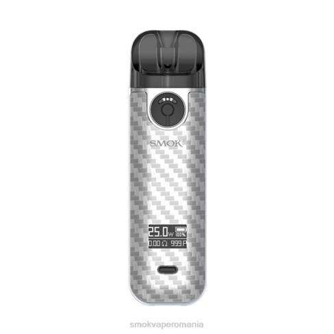 SMOK vape battery - fibră de carbon argintie SMOK NOVO 4 truse LN6V236